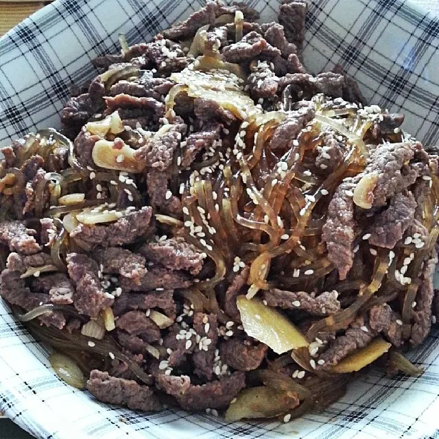 소불고기 완성 사진