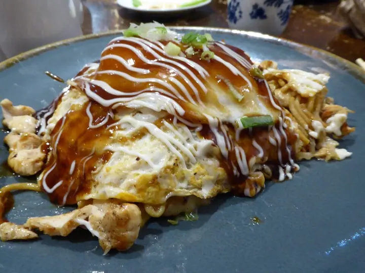 양배추 달걀부침 완성 사진