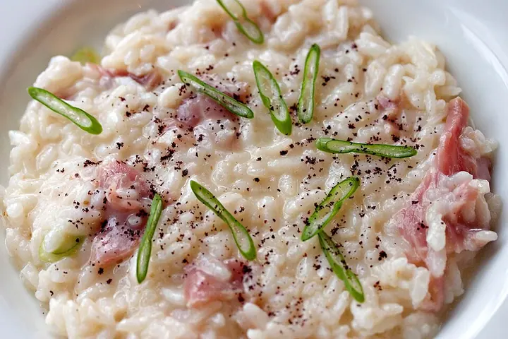 치즈 리조또 완성 사진