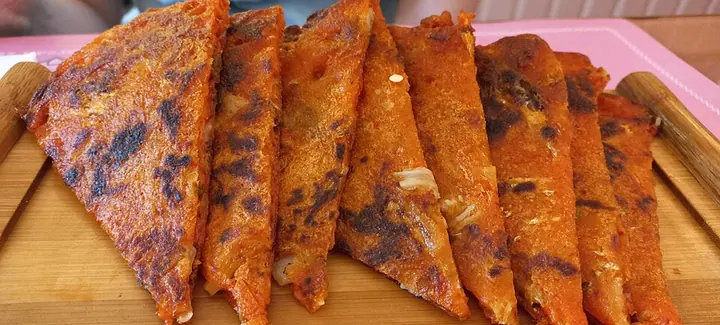 김치전 완성 사진