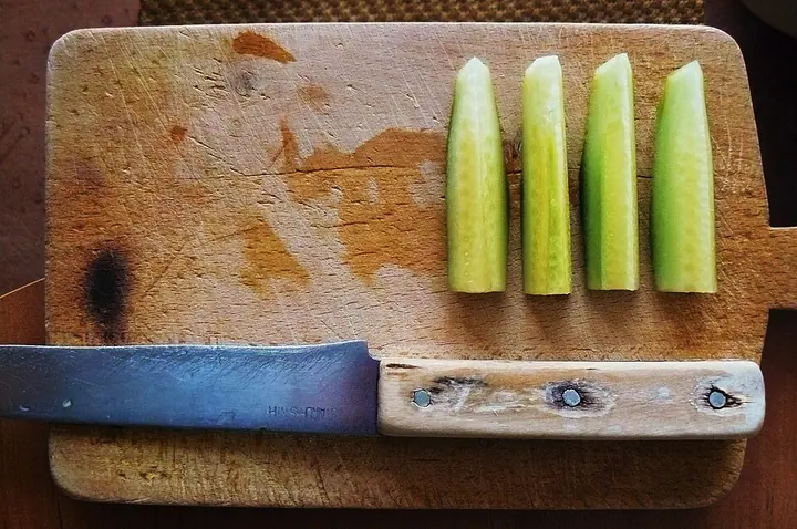 오이무침 1단계