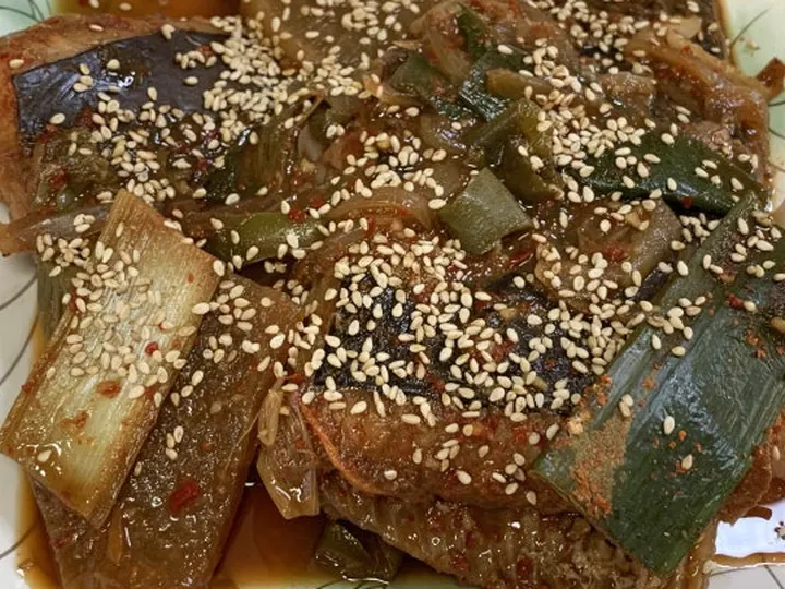 가자미조림 완성 사진