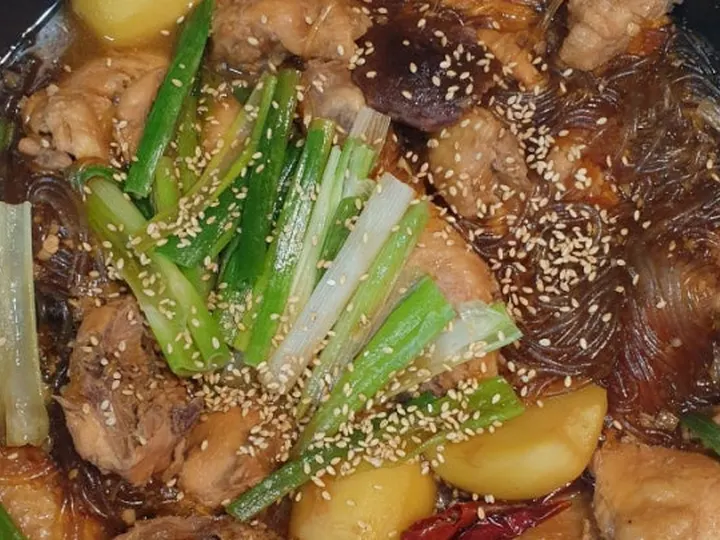 간장찜닭 완성 사진