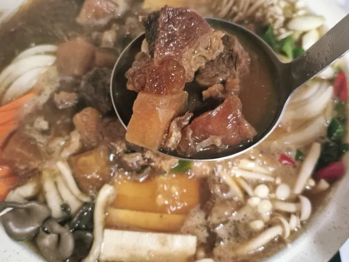 갈비전골 완성 사진
