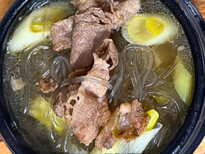 갈비탕 완성 사진