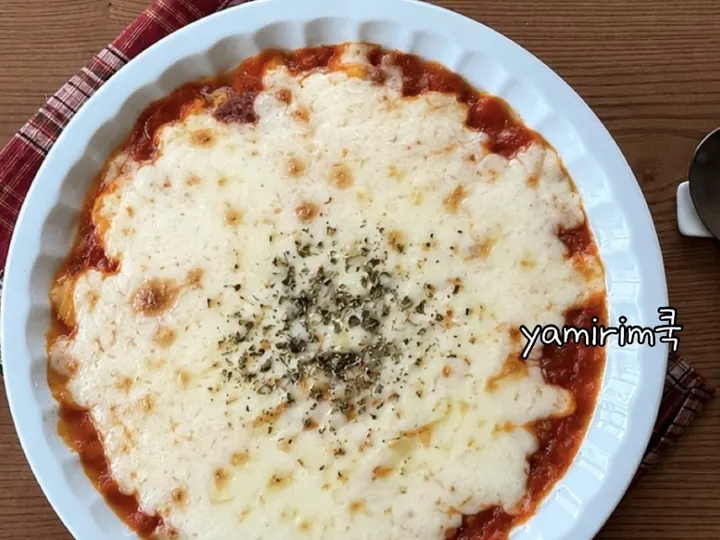 감자치즈그라탕 완성 사진