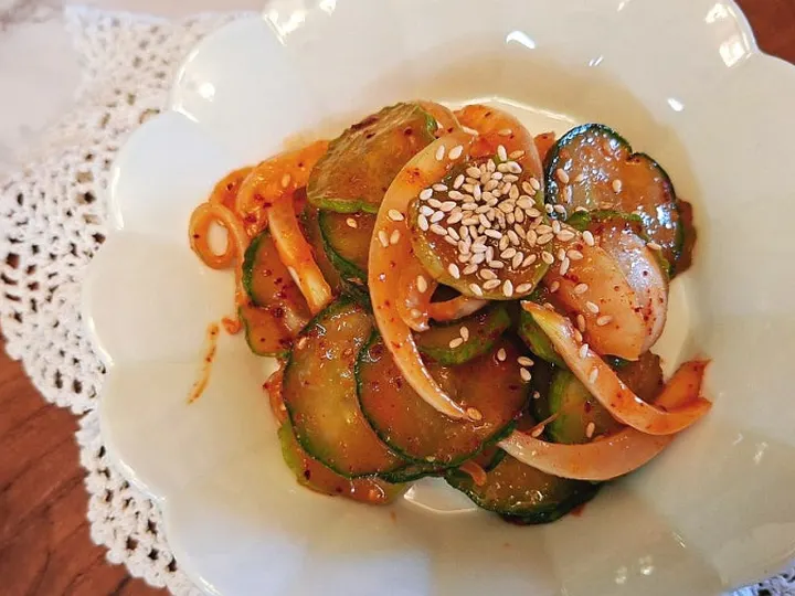 겉절이김치 완성 사진