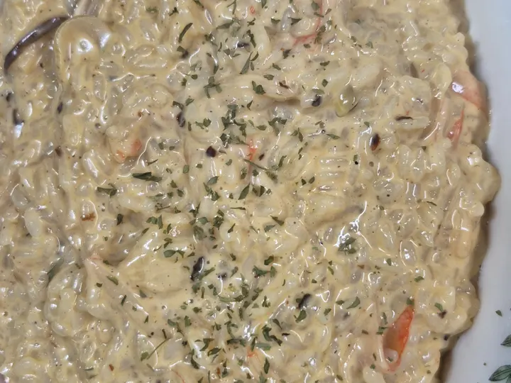 게살리조또 완성 사진