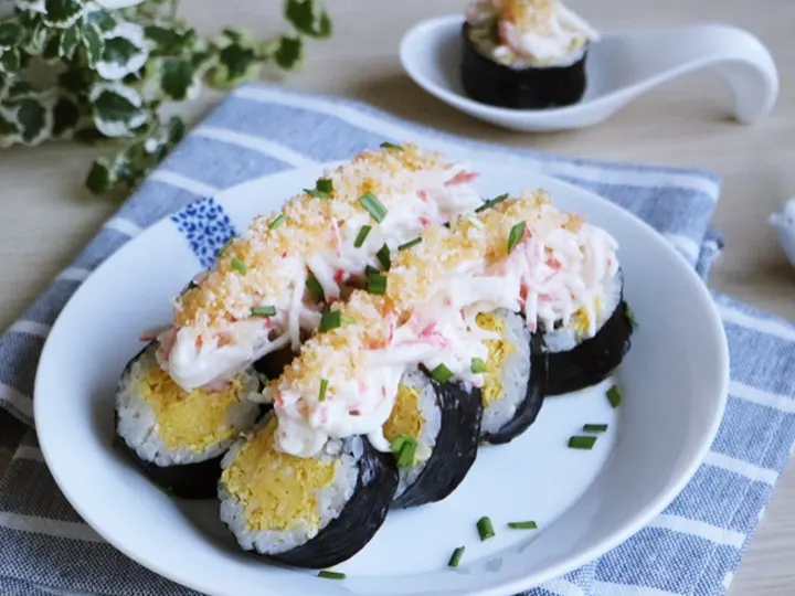 계란김밥 완성 사진
