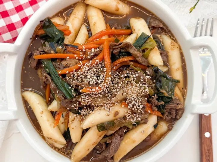 궁중떡볶이 완성 사진