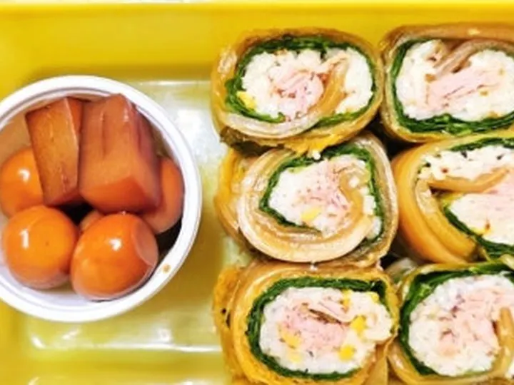 김치말이 완성 사진