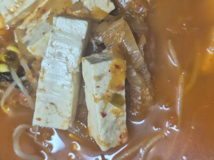 김치콩나물국 완성 사진