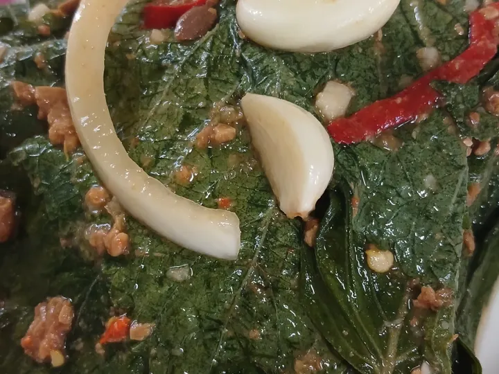깻잎된장절임 완성 사진