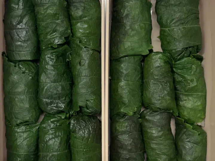 깻잎쌈밥 완성 사진