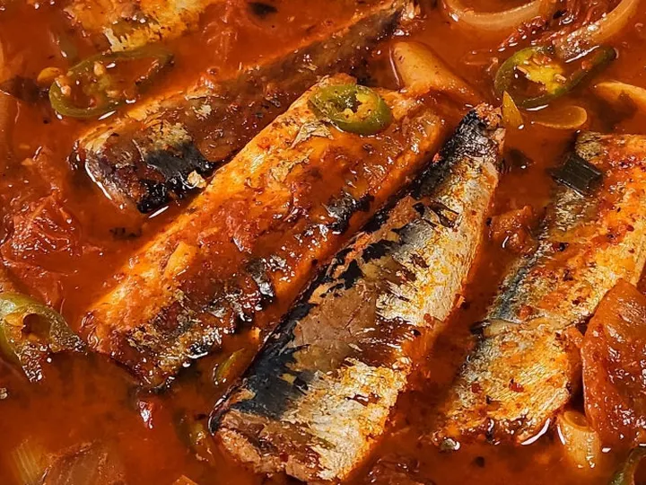 꽁치통조림찌개 완성 사진
