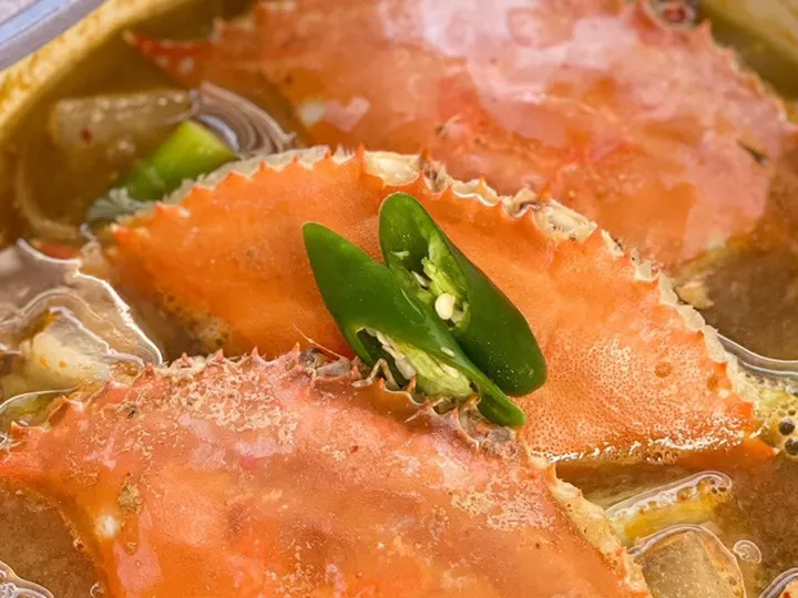 꽃게찌개 완성 사진