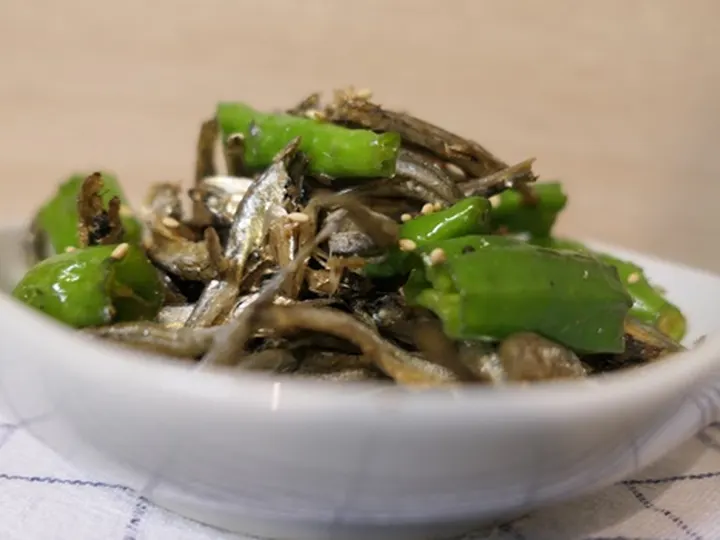 꽈리고추볶음 완성 사진