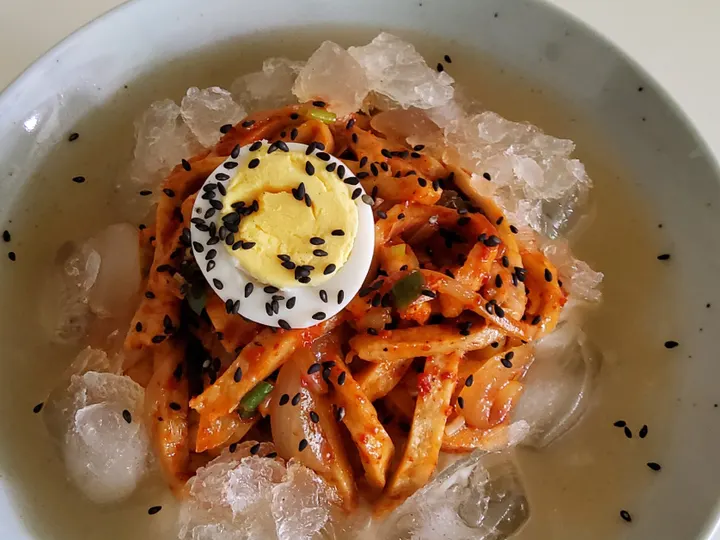 냉어묵국수 완성 사진