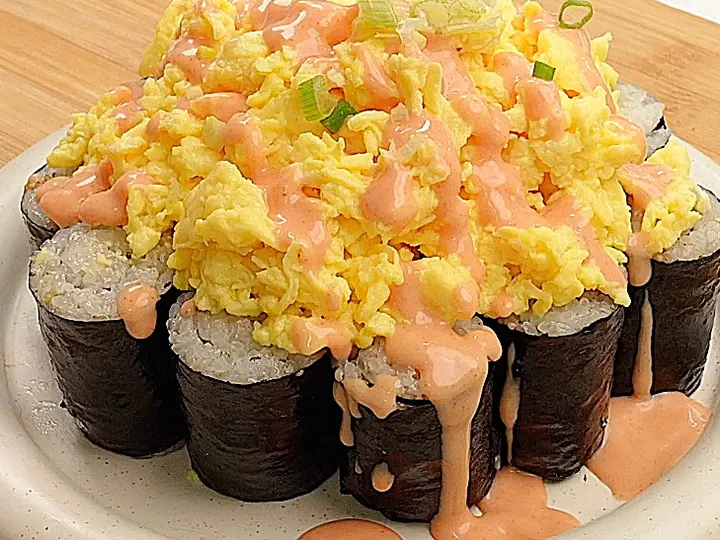 달걀김밥 완성 사진