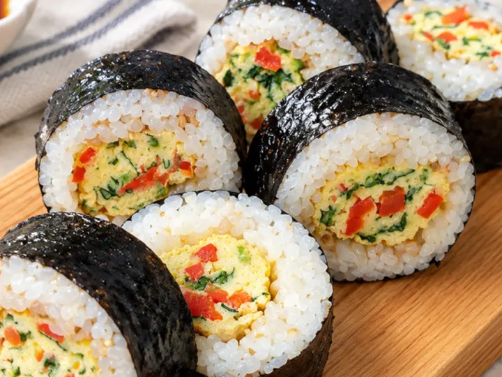 달걀말이김밥 완성 사진
