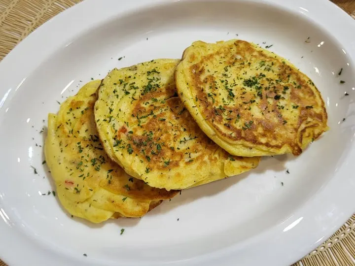 닭고기감자전 완성 사진
