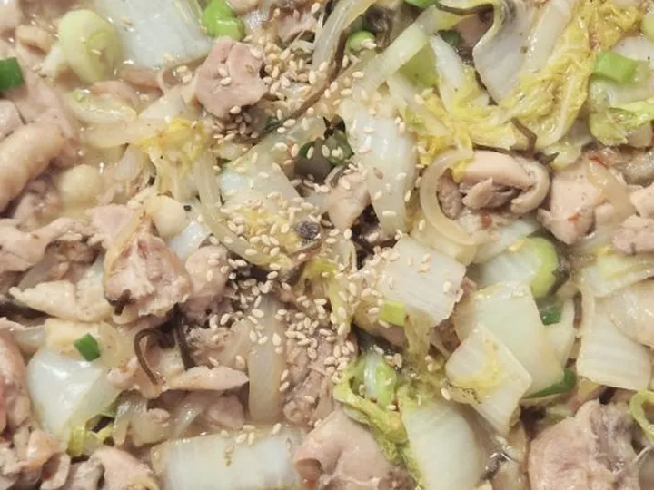 닭고기전골 완성 사진