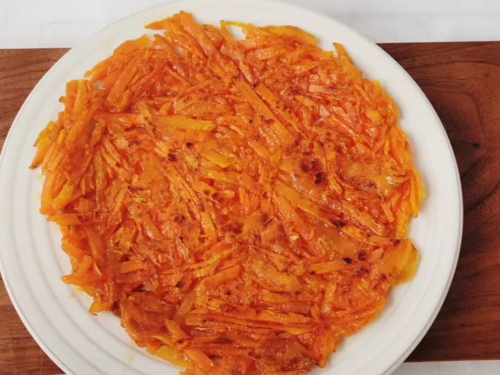 당근채전 완성 사진