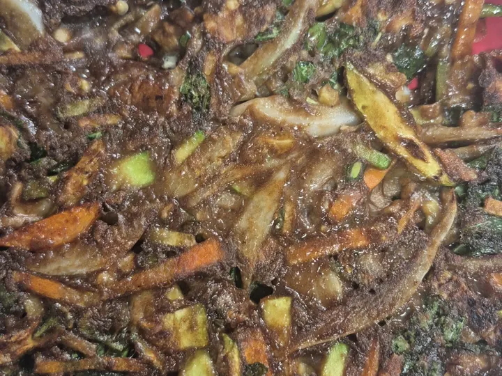 도토리야채전 완성 사진