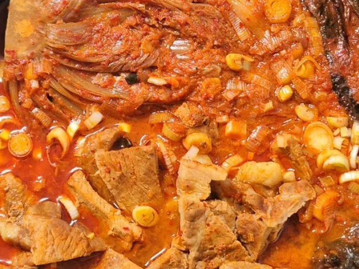 돼지고기김치찜 완성 사진