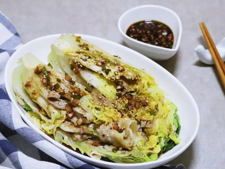 돼지고기배추찜 완성 사진