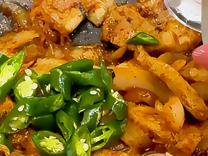 돼지김치볶음 완성 사진