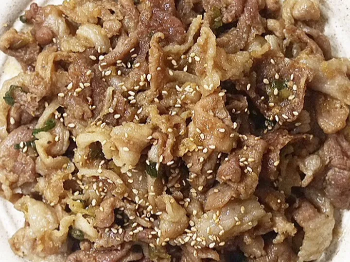 돼지불고기 완성 사진