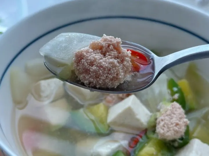 두부국 완성 사진