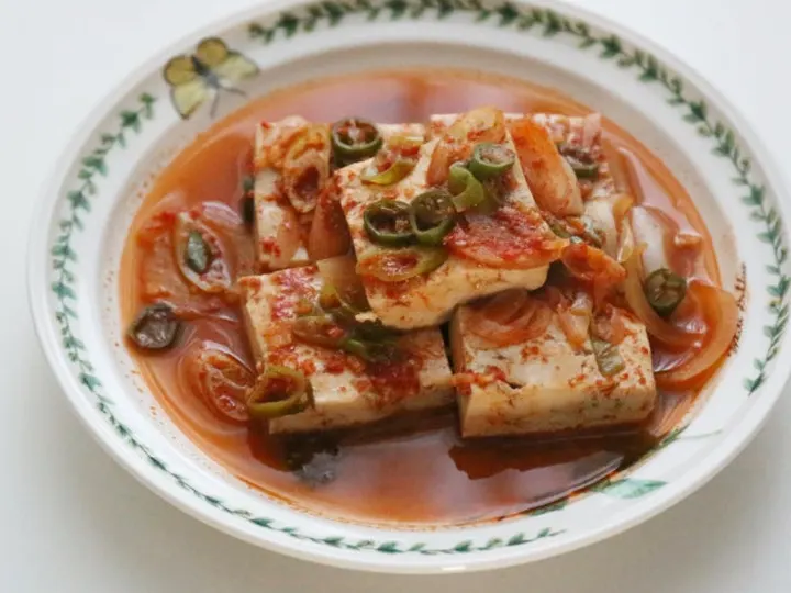 두부찌개 완성 사진