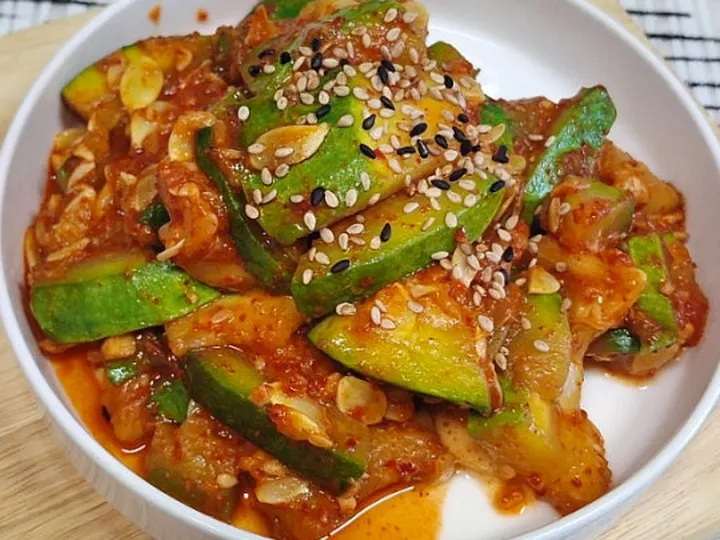 둥근호박볶음 완성 사진