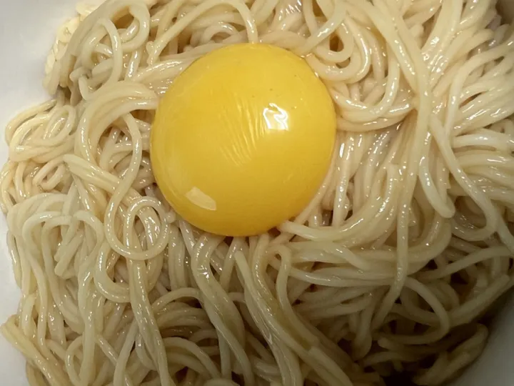 들기름간장국수 완성 사진