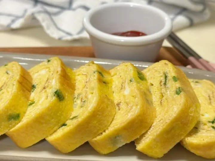 명란계란말이 완성 사진