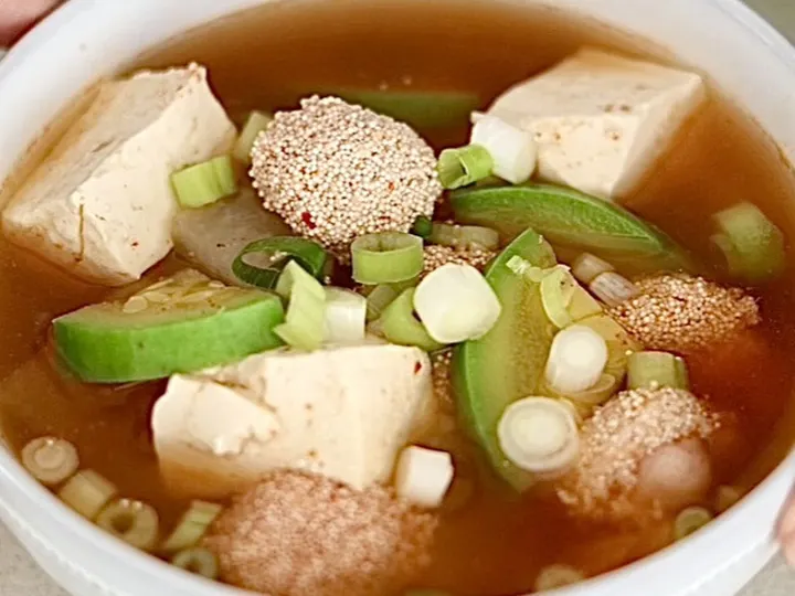 명란두부찌개 완성 사진