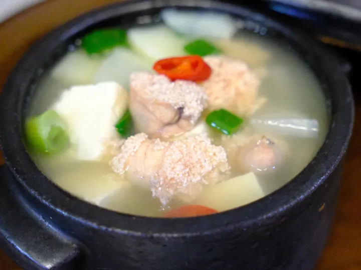 명란젓국 완성 사진