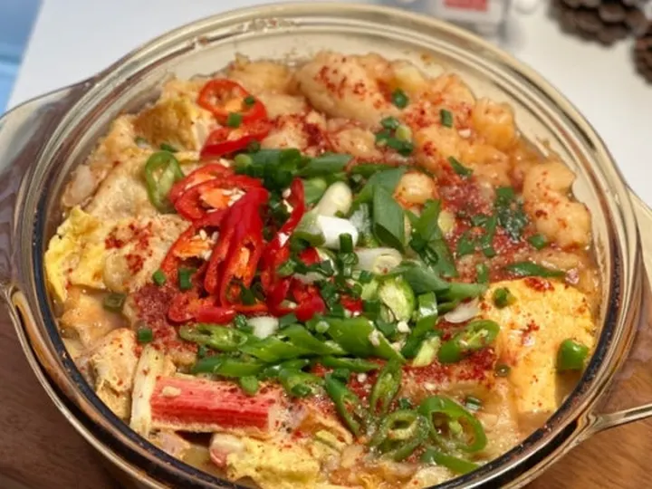 모둠전 완성 사진