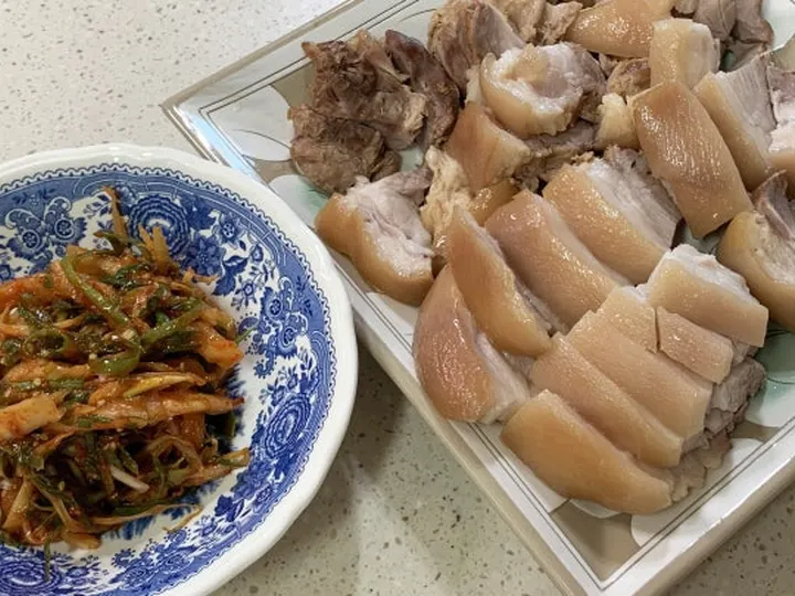 무말랭이김치 완성 사진