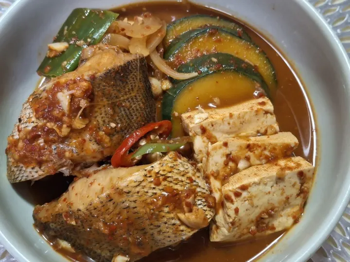 민어찌개 완성 사진