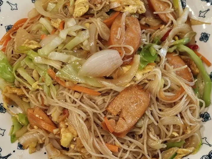 볶음쌀국수 완성 사진