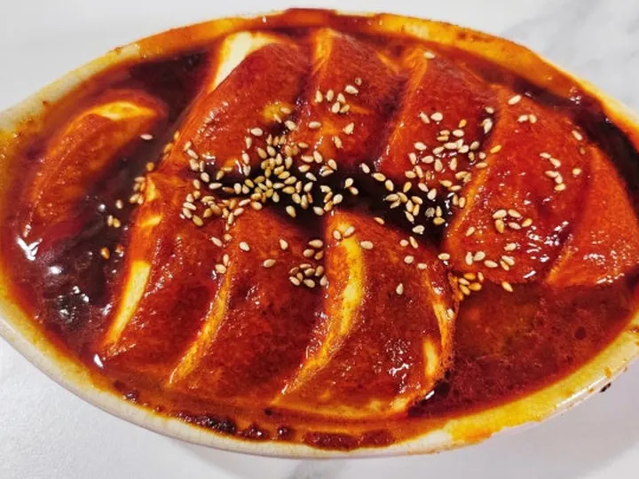 불닭순두부구이 완성 사진
