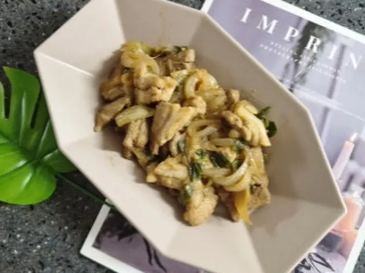 삼겹살간장볶음 완성 사진