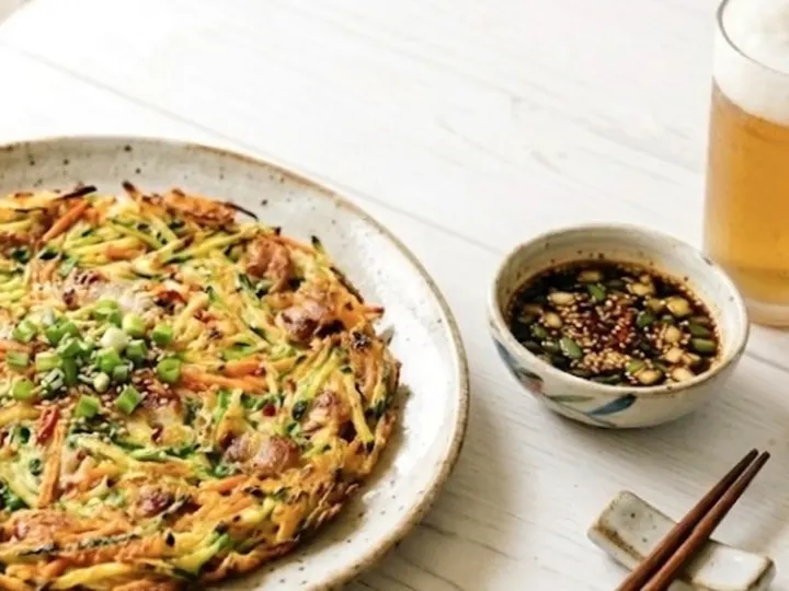 삼겹살전 완성 사진