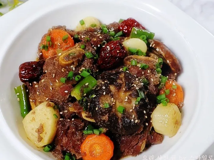 소갈비찜 완성 사진