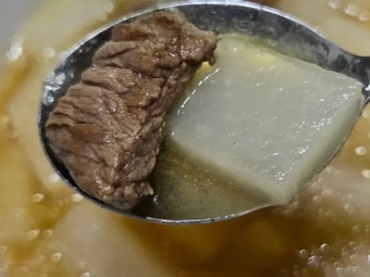 소고기뭇국 완성 사진