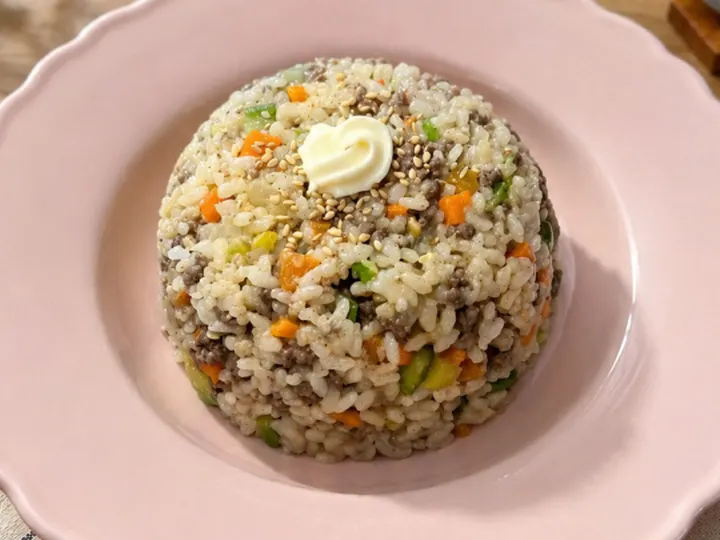 소고기볶음밥 완성 사진