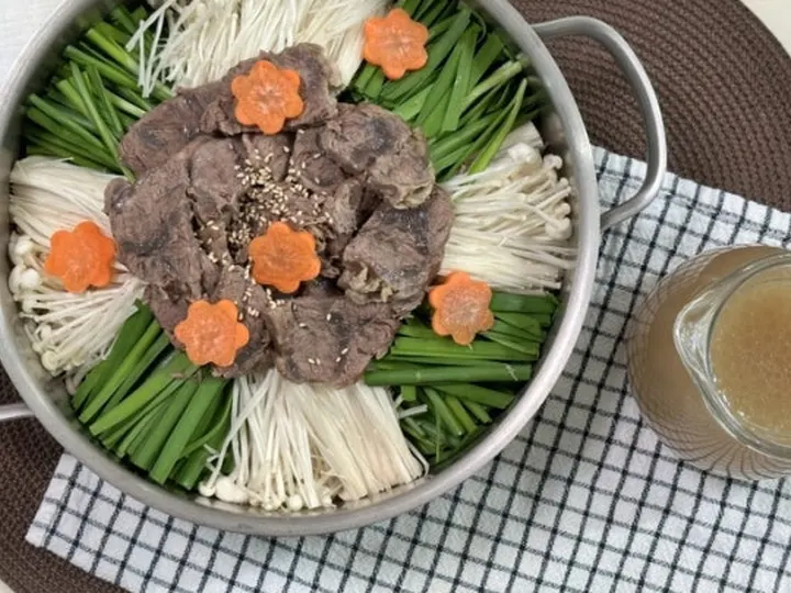 수육전골 완성 사진